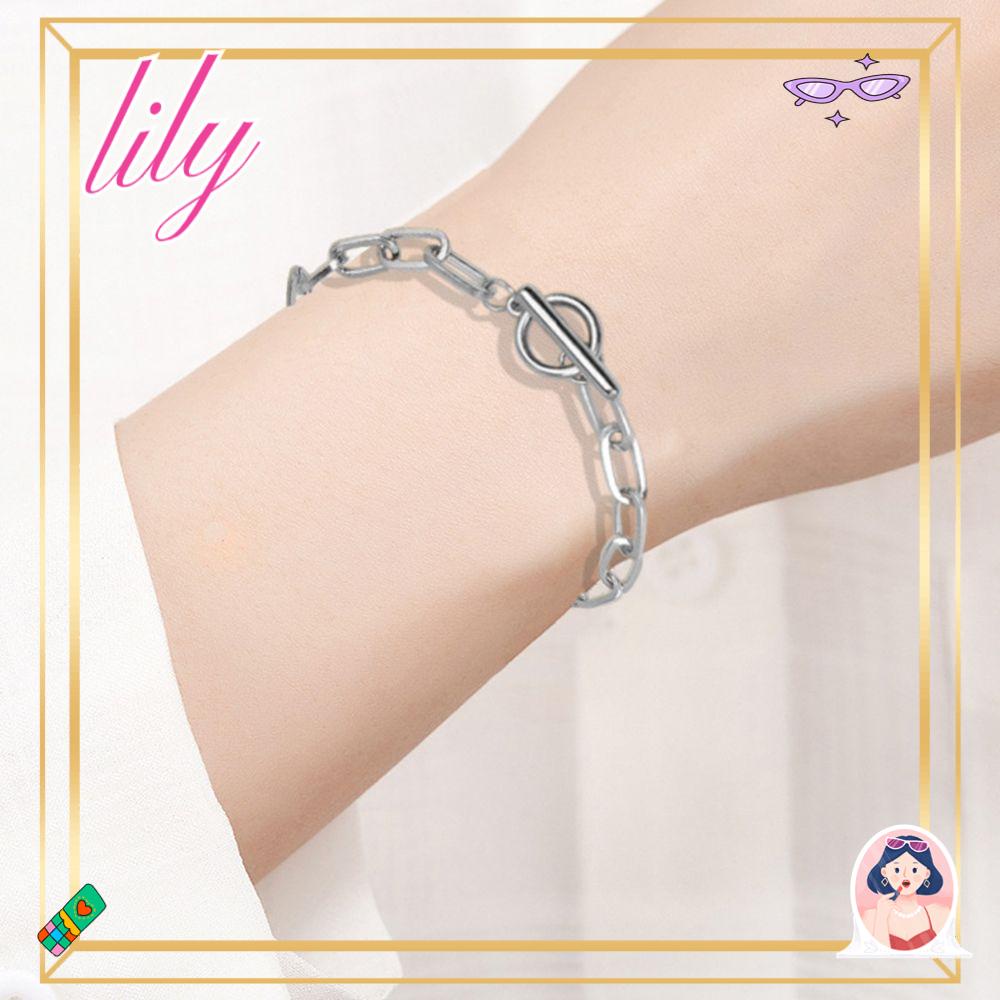 Lily Gelang Fashion Pergelangan Tangan Stainless Steel OT Gesper