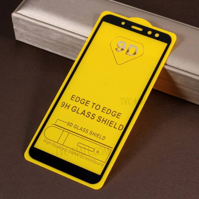 Tempered glass samsung A6 A6 plus A6+ Anti gores Samsung full cover