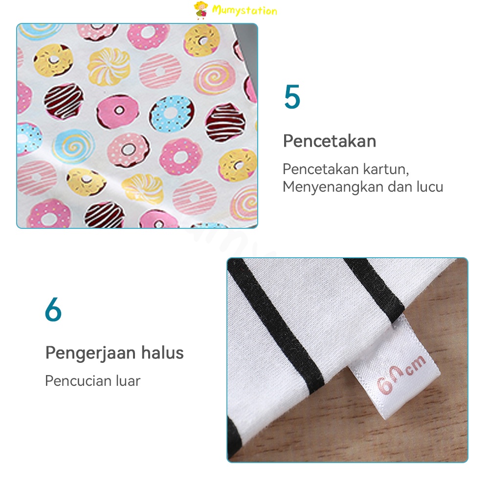 Mumystation Kaos Baju Anak/ Kaos Baju Bayi/ Anak Laki Perempuan L/ Baju Anak Piyama Anak-Anak import