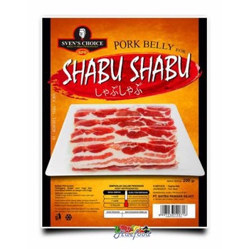 

Sven's Choice Pork Belly Shabu-Shabu 200g