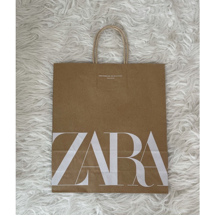 

[SC] Zara paperbag medium / paper bag original