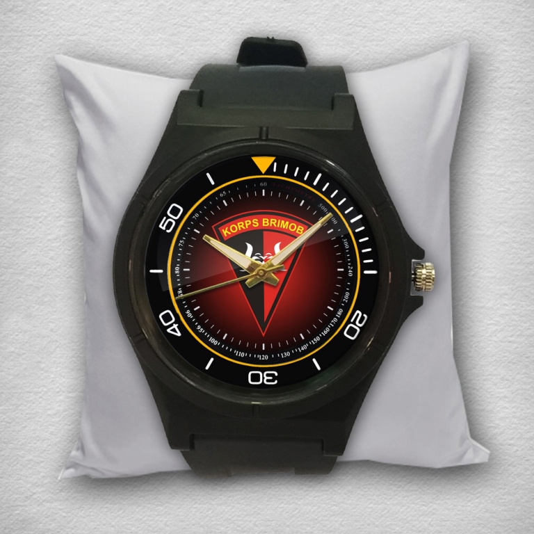 Jam Tangan  Logo KORPS BRIMOB Premium Custom