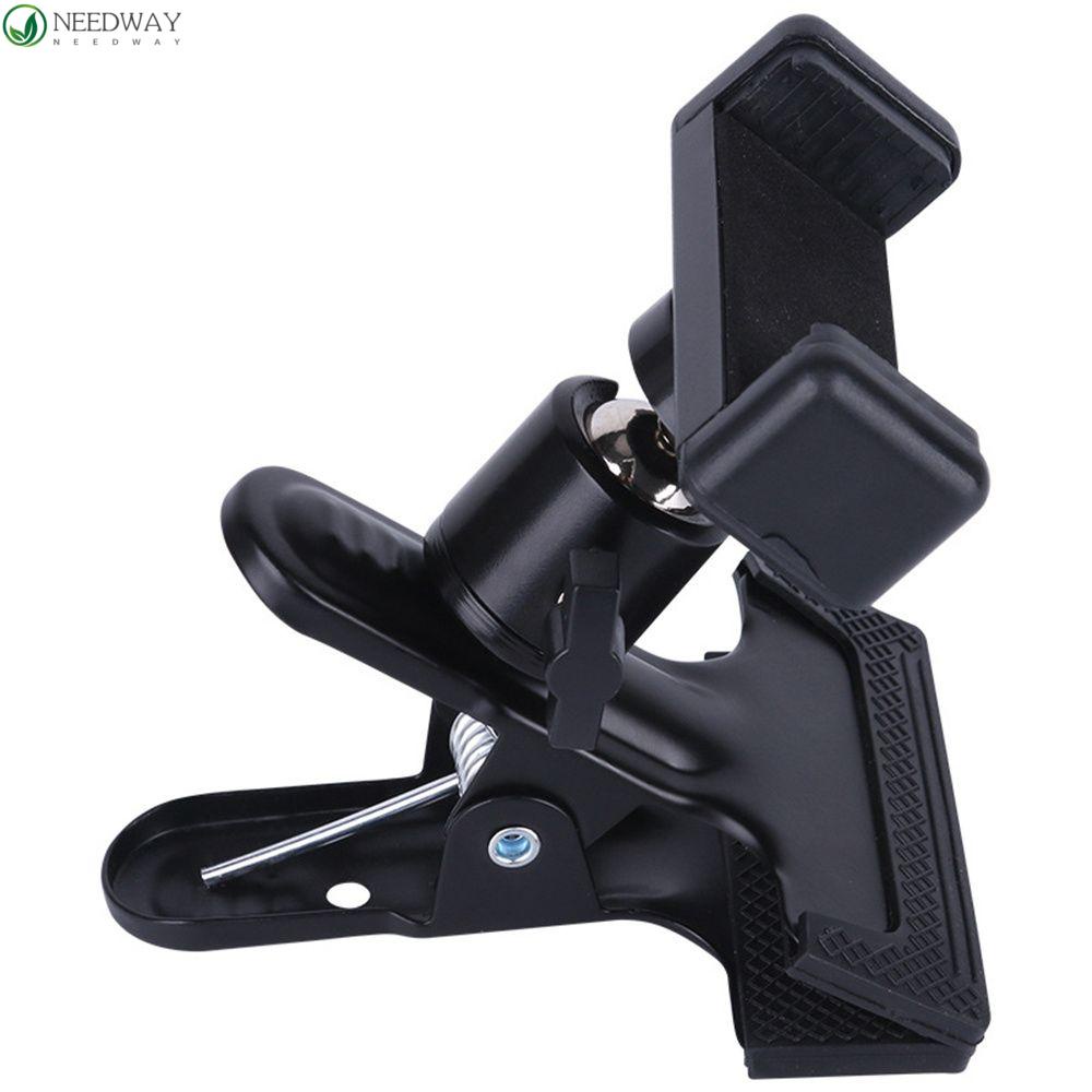 Needway Klip Kepala Gitar Alat Musik Multi-Fungsi Bracket Stand Siaran Langsung Aksesoris Gitar Bagian Gitar Tripod Klip Head