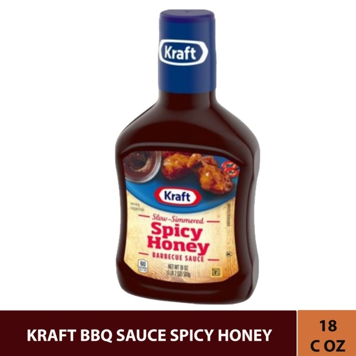 

KRAFT BBQ SAUCE SPICY HONEY