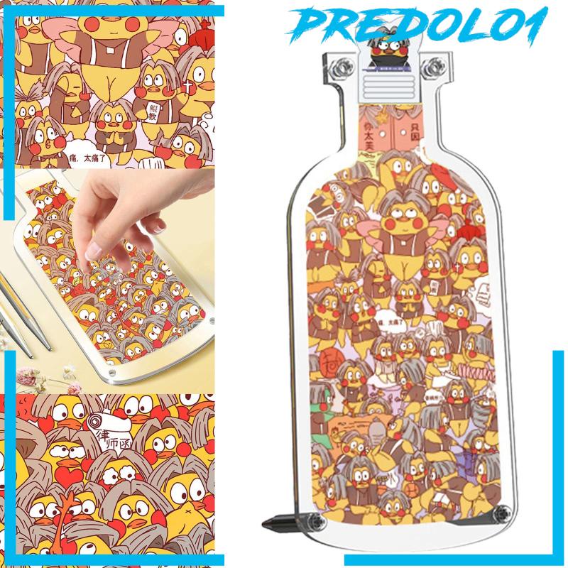 [Predolo1] Mainan Puzzle Akrilik Hadiah DIY Belajar Sensorik Untuk Dewasa Laki-Laki Perempuan Anak