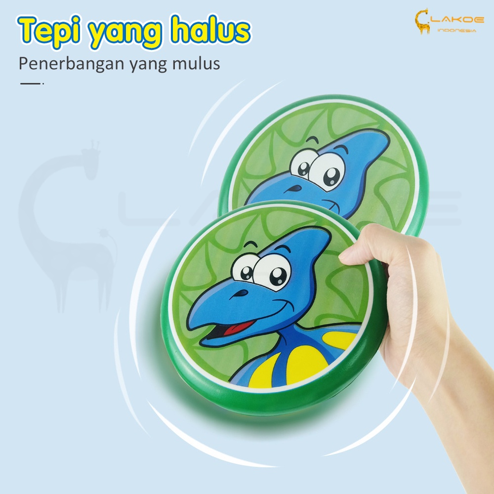 Lakoe Mainan Anak Frisbee Piring Lempar Soft/Flying Disc disk Game Outdoor/Outdoor Toy Main /Lempar Tangkap