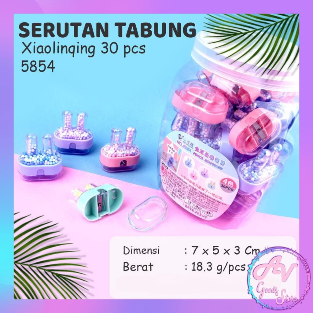 

1Pcs Rautan + Mainan Bola Xiao Ling Jing / 1buah Serutan Pensil Fancy Lucu