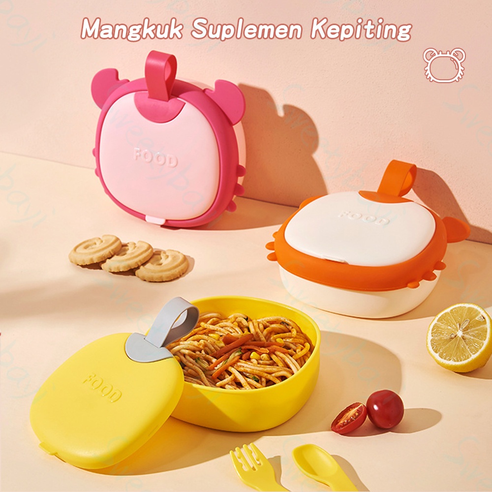 SweetyBayi Lunch Box Set portabel Kotak bekal makan Kotak makan Tempat makan anak bayi