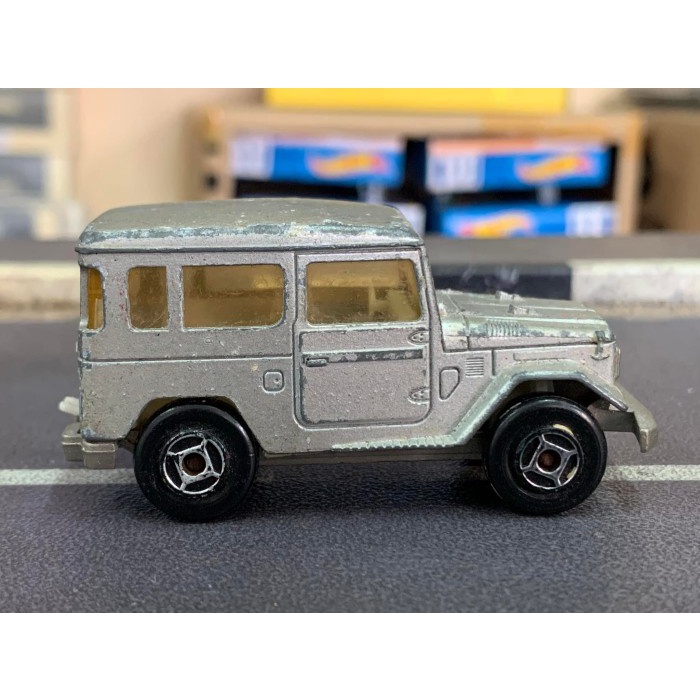 Majorette 277 Toyota Land Cruiser Silver Made in France Loose Pack