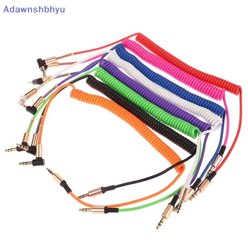 Adhyu El Spring 3.5mm Audio Extension Cord Kabel Headphone Speaker Extender Cord ID