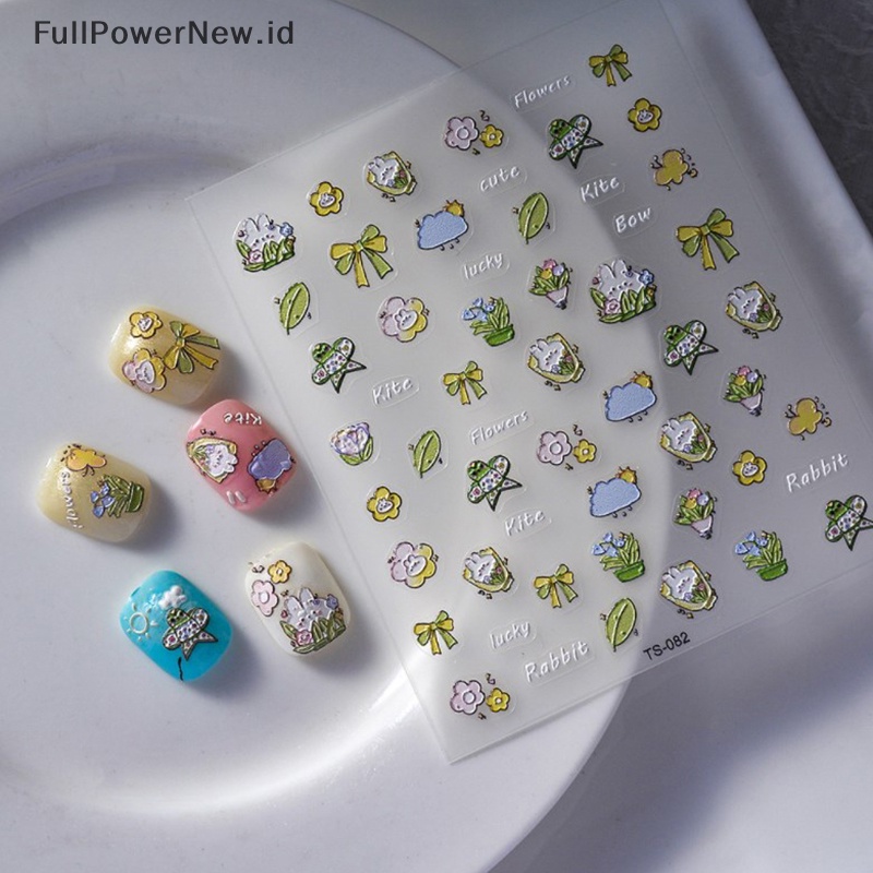 Power 1lembar Retro Nail Foils Transfer Stiker Decals Bohemia Bunga Etnik Nail Art ID