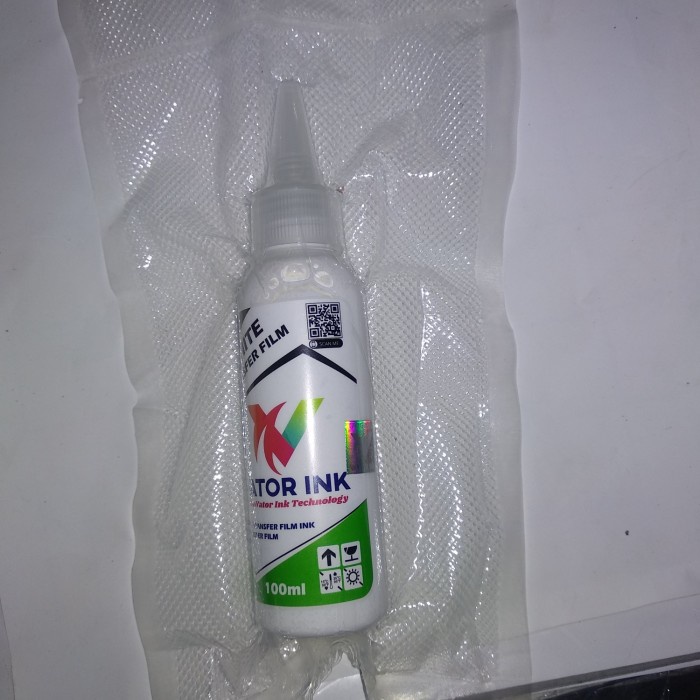 

Tinta vator ink khusus DTF CMYK White 100ml - Putih