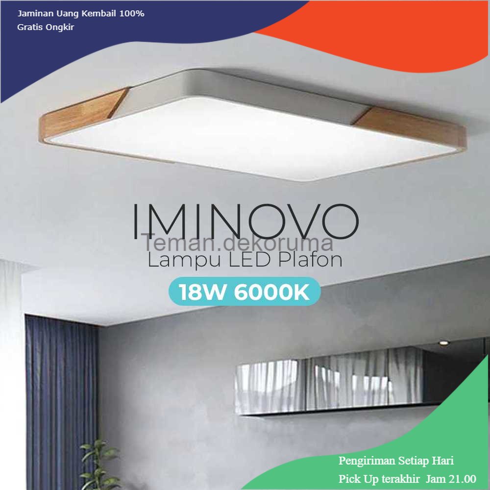 TD - LMP IMINOVO Lampu Plafon LED Modern Ceiling Light 18W 30x5 cm Cool White - QSXDD22