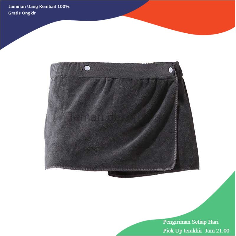 TD - DPR CLEVER Handuk Mandi Pria Short Pants Towel Microfiber Soft Wearable - CL140