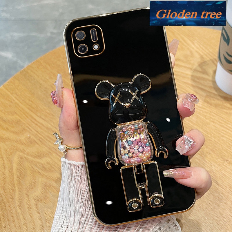 OPPO Toserba sarung pohon mustofaloden mustofa a16k sarung telepon intipoftcase kampaslectroplated silikon shockproof mustofarotector suketmooth intiprote anti geser intippe intipover desain baru