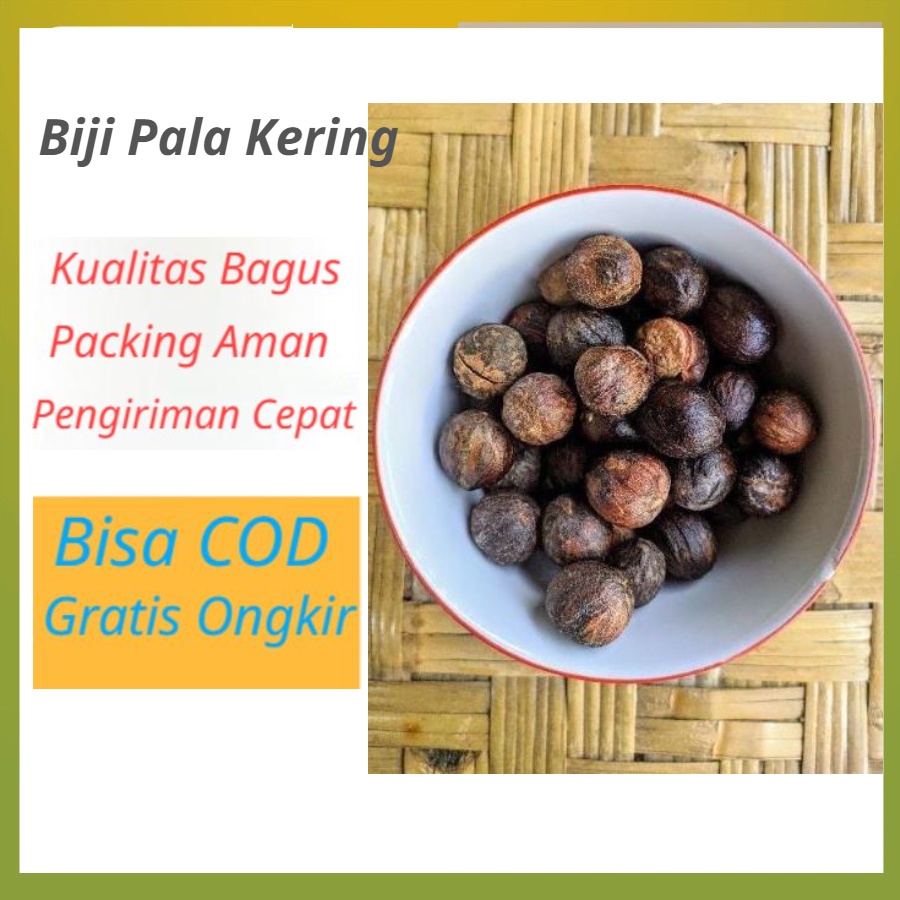 

Biji Pala 100 gram / Biji Pala super / Rempah / Bumbu Dapur / Bumbu Masakan