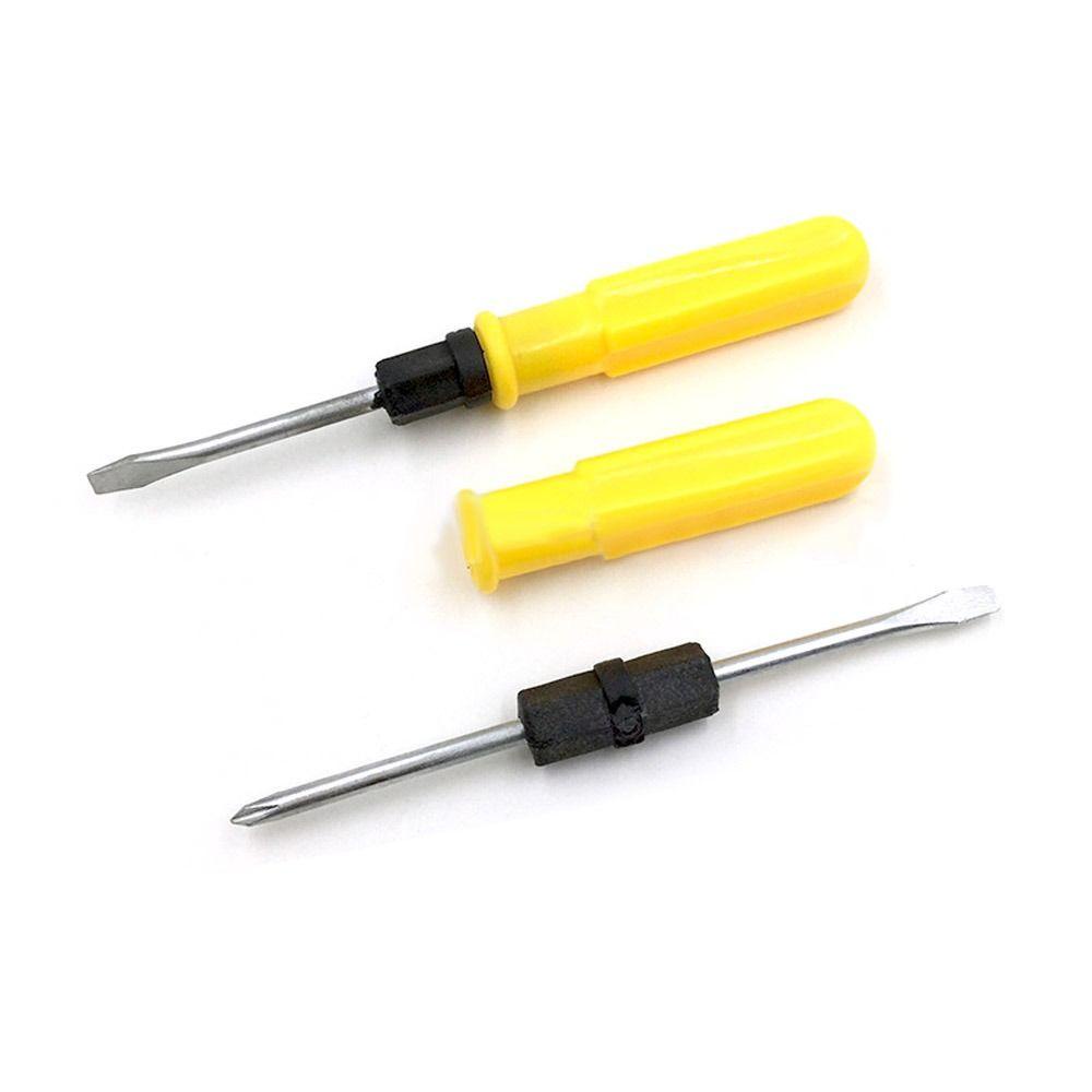 Populer Obeng Tujuan Ganda Portable Kuning Hand Tool Cross Screwdriver Untuk Pengerjaan Kayu