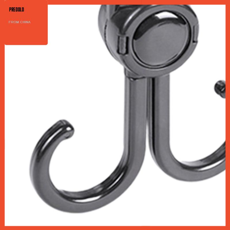 [Predolo] 2pcs Hooks Rotatable Hanger Untuk Tas Belanjaan Sepeda Asrama