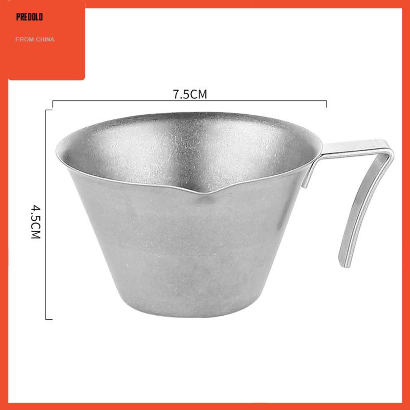 [Predolo] Gelas Ukur Bahan Stainless Steel3 Reusable Untuk Alat Dapur Restoran Bar