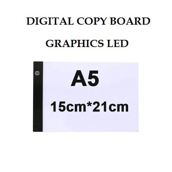 AKN88 - Graphics LED Drawing Board A5 Size with Three-Level Dimming Backlight