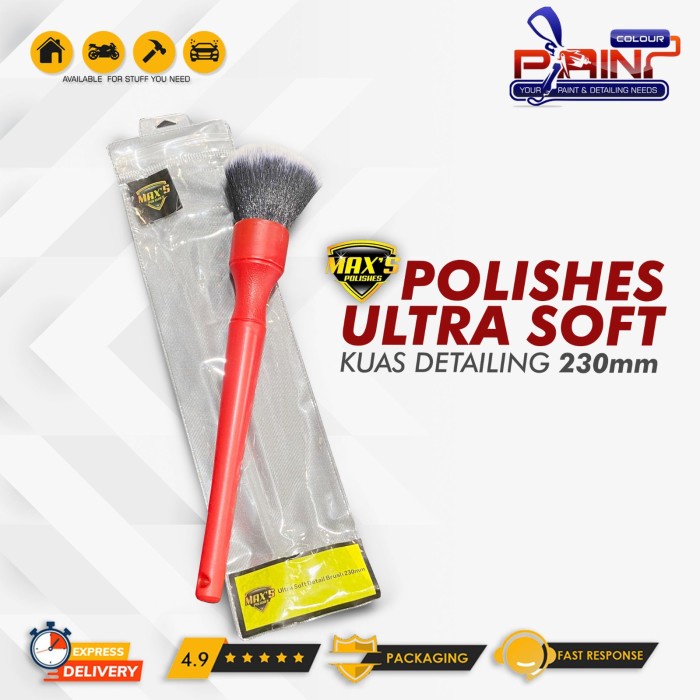 MAX'S Ultra Soft Detailing Brush - Kuas Detailing Mobil Super Lembut