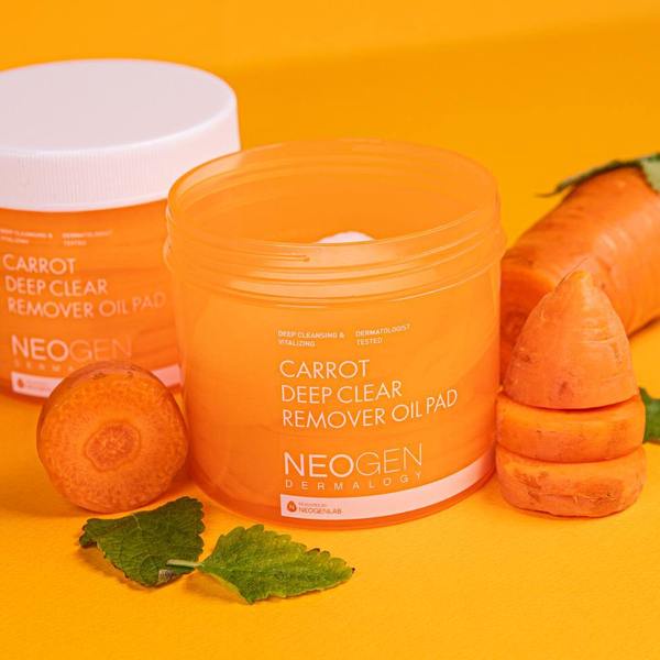 ★ BB ★ NEOGEN Dermalogy Carrot Deep Clear Oil Pad