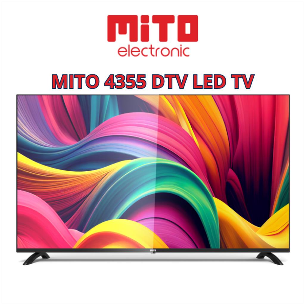 MITO LED TV 43 INCH 4355 DTV FULL HD GARANSI RESMI