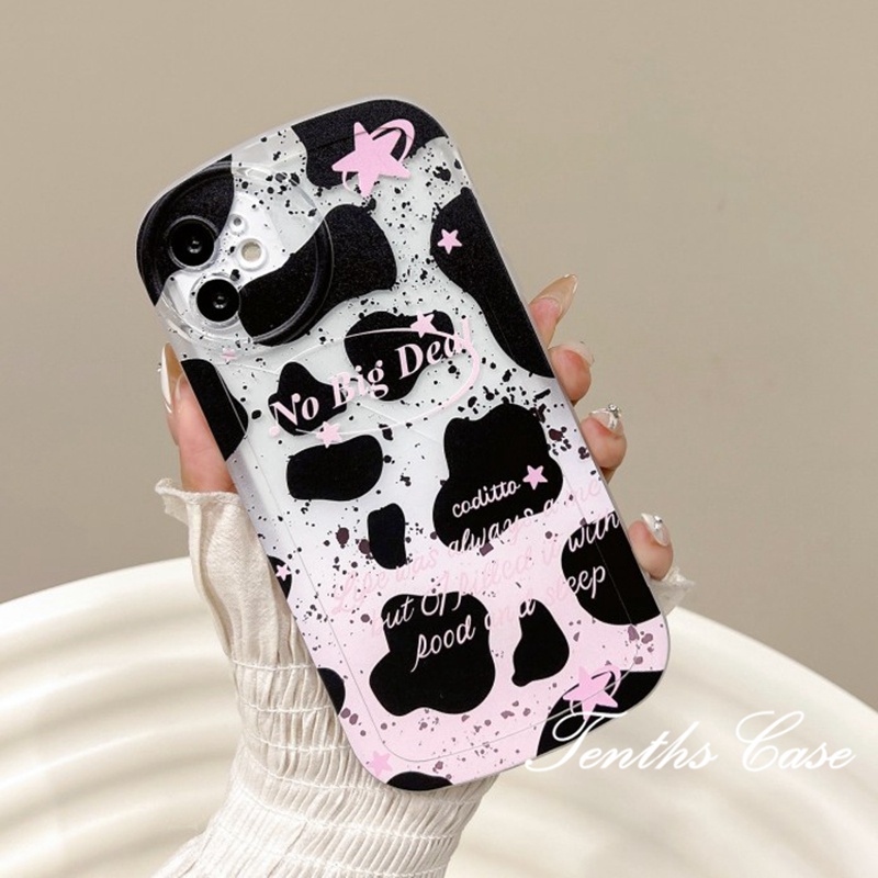 IPHONE Kompatibel Untuk Iphone14 13 12 11 Pro Max X XR Xs Max8 7 6 6s Plus Se2020Mata Besar Casing Ponsel Sapi Dengan Rantai