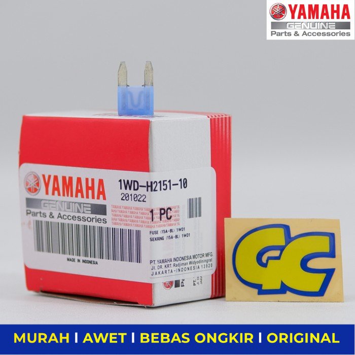 Sekring  Sekering Tancap  Fuse 15 A Yamaha - Sparepart Sperpart Spare Part Motor Yamaha Aerox Fazzio