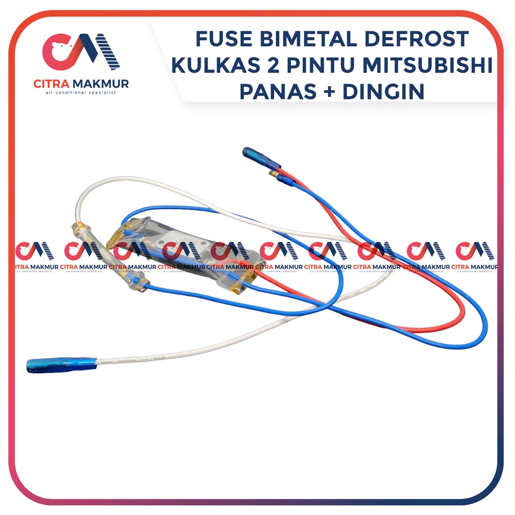 Defrost Bimetal Fuse Mitsubishi Aqua Double Kulkas 2 pintu Dobel Panas dan Dingin semua merk Fius Pius Sensor Suhu