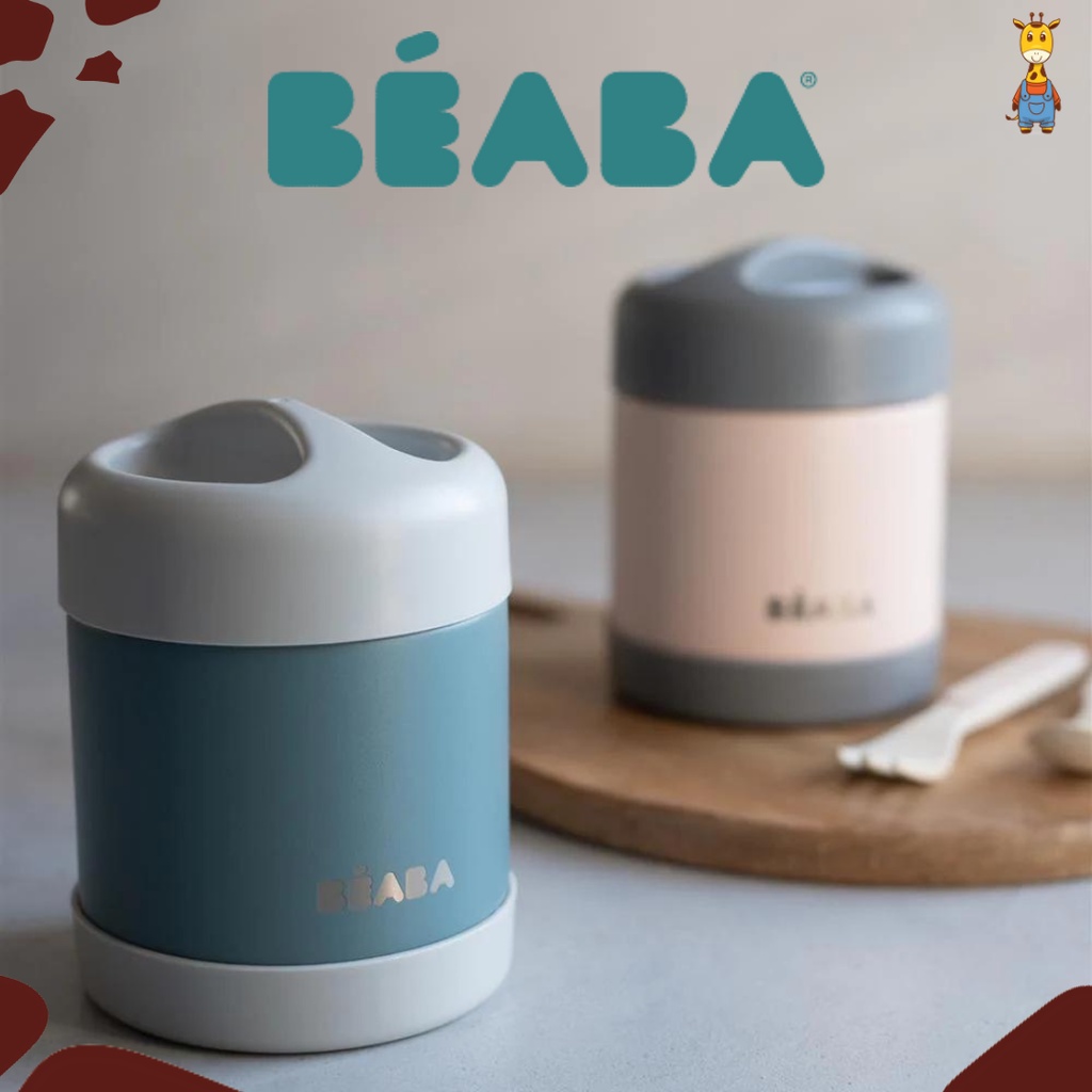 Beaba Thermo Portion Isotherme Stainless Steel Food Jar 500ml