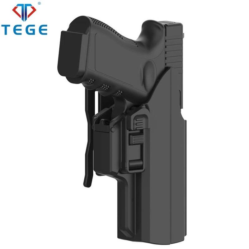 TEGE IPSC Universal OWB Holster Outside Waistband Paddle Holster for Glock 17 19 19X 45 S&W