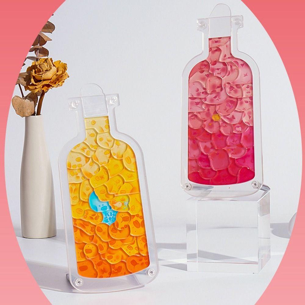 Needway Drift Botol Puzzle Dekorasi Rumah Mainan Kreatif Botol Akrilik Belajar Permainan Hewan Peliharaan Dalam Botol Puzzle Puzzle Puzzle Akrilik Botol Puzzle Game Untuk Hadiah Ulang Tahun