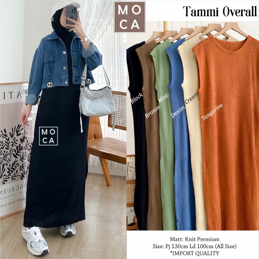 Tammi Overall ORI MOCA | Ld100 Knit Premium