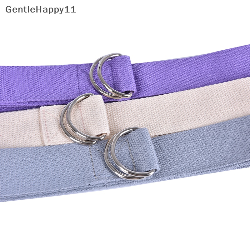 Gentlehappy 1Pc Adjustable Sport Stretch Strap D-Ring Ikat Pinggang Gym Pinggang Kaki Fitness Yoga Belt id