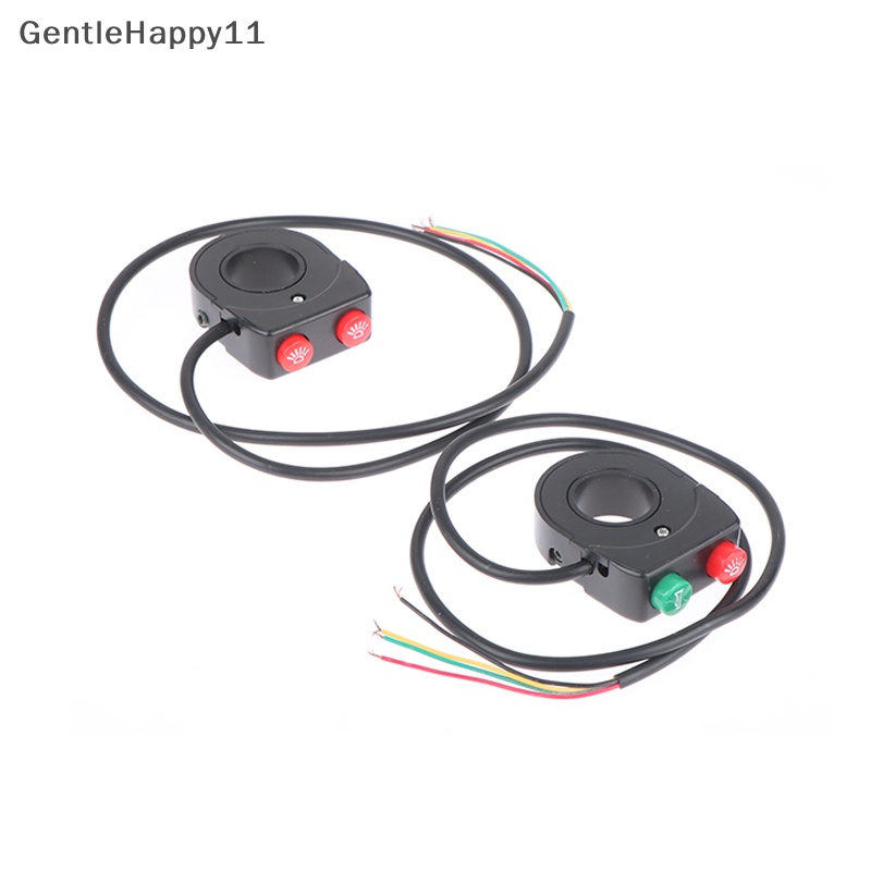 Gentlehappy Motor ATV 22mm Stang Klakson Dan Lampu Depan Kombinasi Tombol Saklar Motor Sein Modifikasi Aksesoris Headlight Switch Motor Vehi Listrik