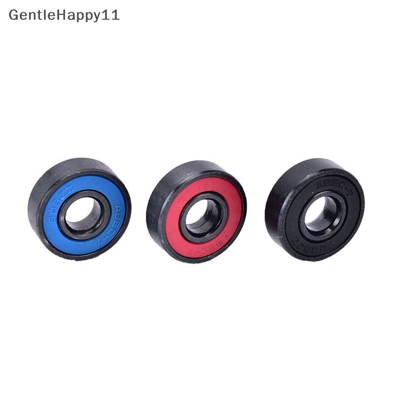 Gentlehappy 8pcs /set 608RS Skate skateboard steel Terintegrasi spacer Bearings fit8pcs /set 608RS Bantalan Roda Untuk Roller Skate id