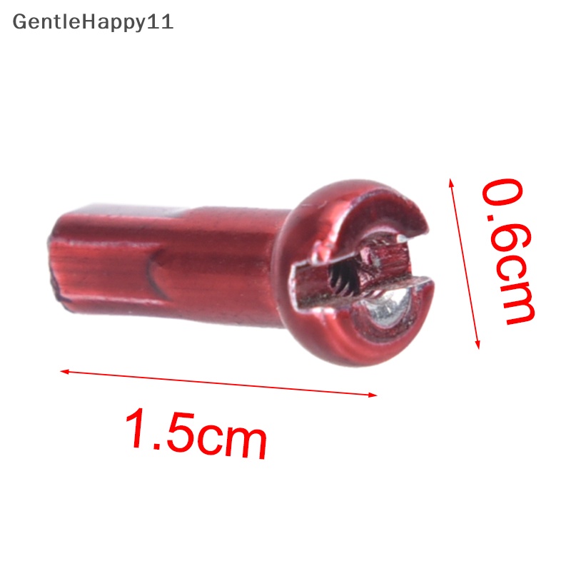 Gentlehappy 72Pcs Bike Wheel Spoke Nipples 14mm Nipples Jari Jari Sepeda Untuk id Roda Sepeda