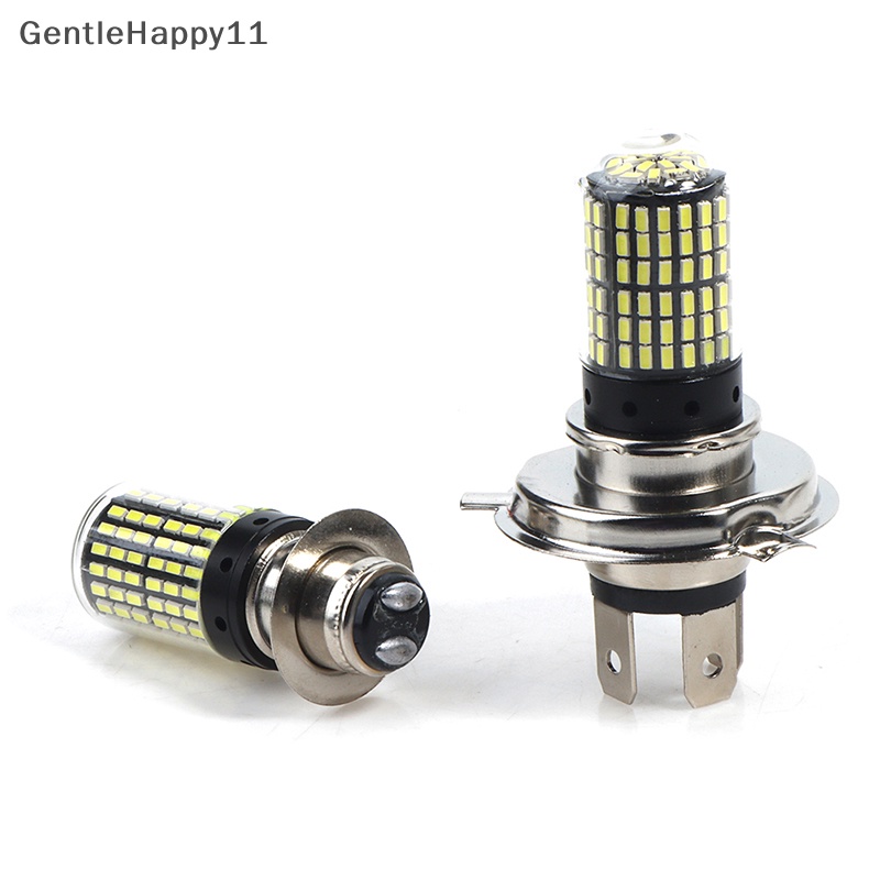 Gentlehappy Lampu Depan Motor LED H4 H6 Bohlam Hi Lo beam 144SMD Moto Lampu Motor LED id