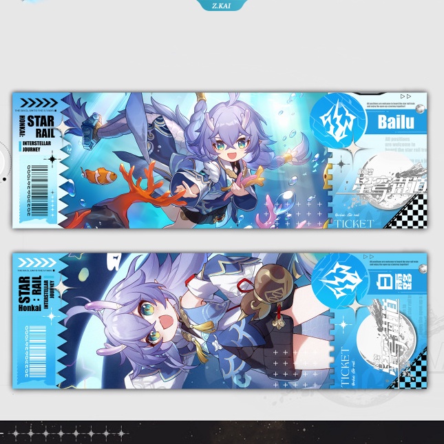 Honkai Star Rail Akrilik Card Bookmark Dan Heng Silver Serigala Seele Anime Alat Tulis Perlengkapan Sekolah Bookmark Untuk Hadiah Buku [ZK]