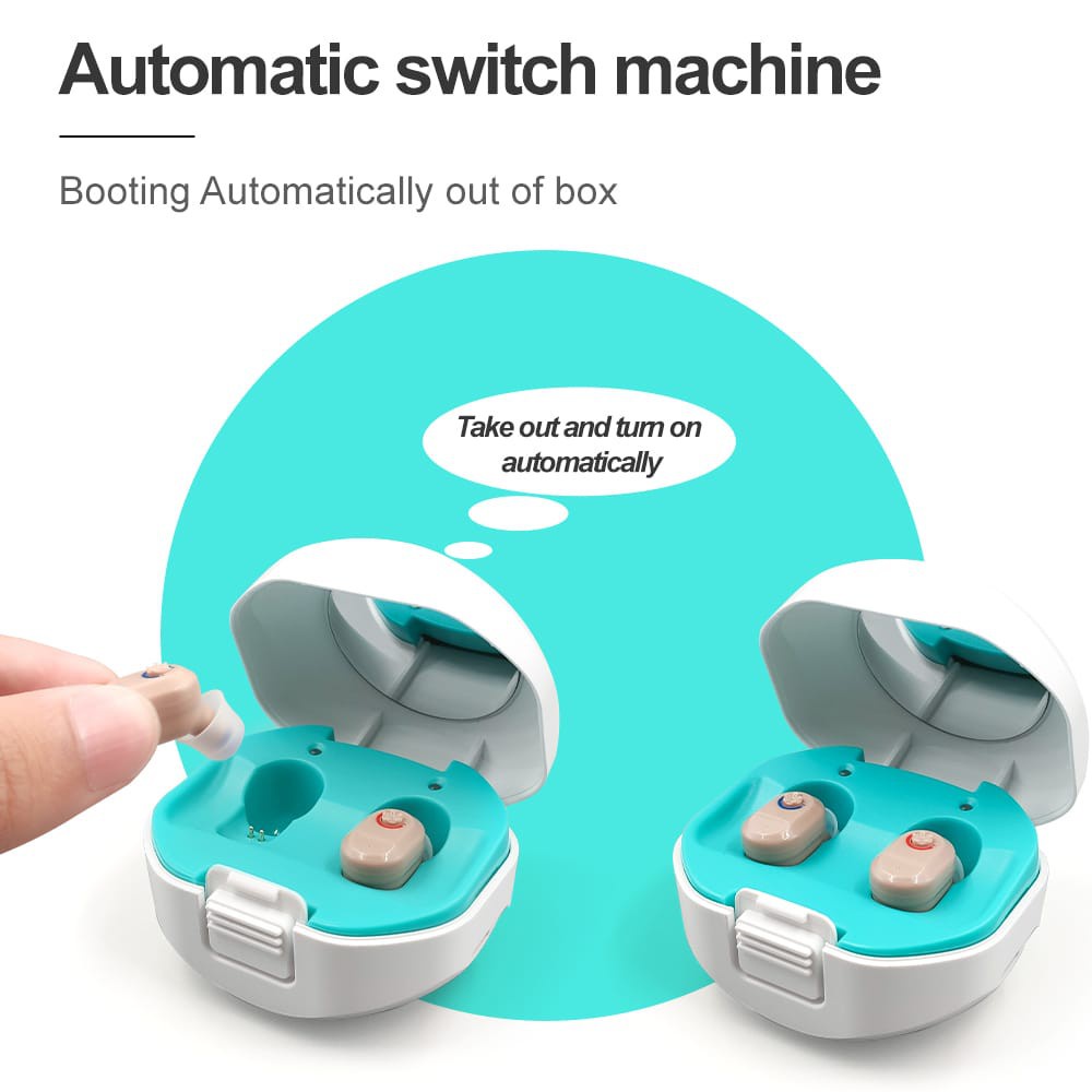 (COD) Q68 PREMIUM HEARING AID - Alat Bantu Dengar Pendengaran Charger USB
