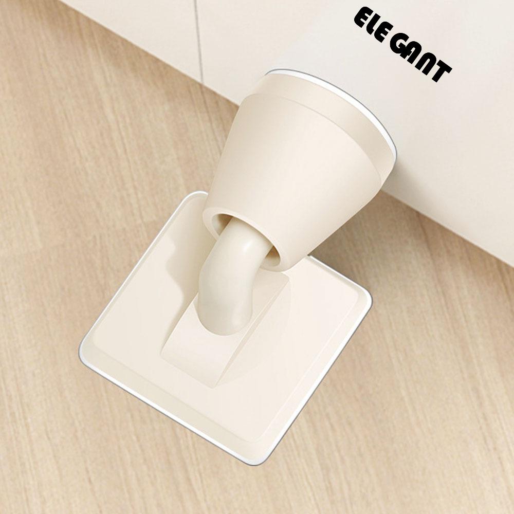 【 ELEGANT 】 Door Stopper Touch Mute Resistance Door Stop Colokan Pintu Gigi Gerbang Anti Bentur