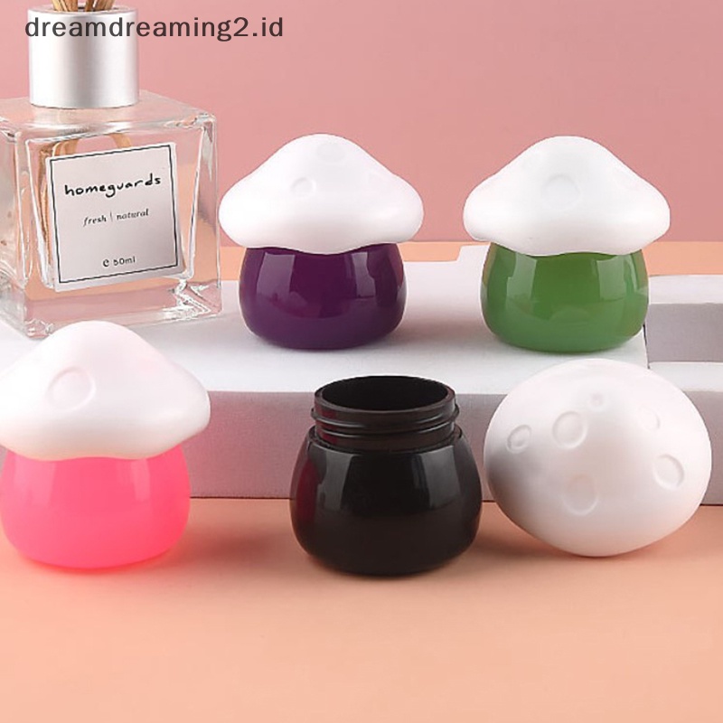 (drea) 10g Botol Reusable Kosong Makeup Jar Pot Travel Wadah Kosmetik Krim Wajah //