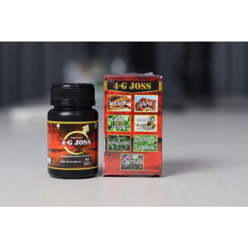 4 G JOSS ORI 60 KAPSUL HERBAL KUAT PRIA MULIA STORE