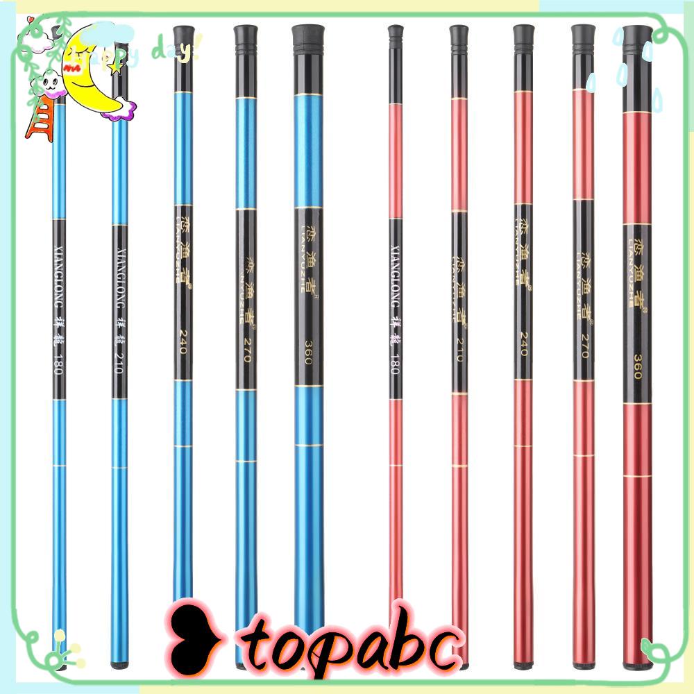 TOP 1.8m 2.1M 2.4M 2.7M 3.6M Pancing Travel Berputar Memancing Ikan Gurame Aksesoris Casting Teleskopik
