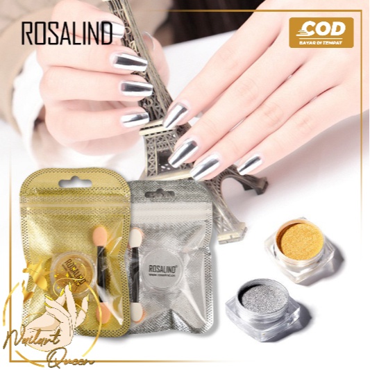 Powder Chrome Nail Art Rosalind mirror powder nail art glitter powder