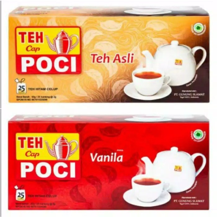 

Teh Poci isi 25 All Varian - Asli, 50 gr