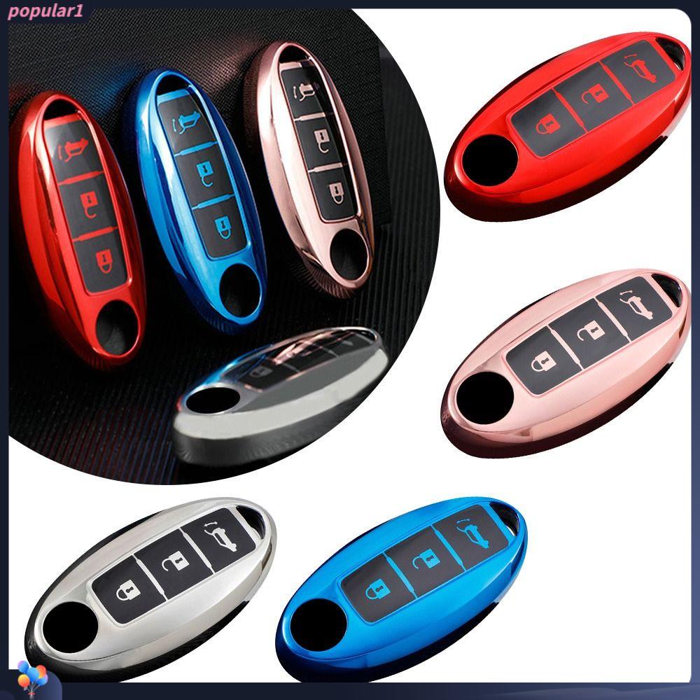 POPULAR Remote Key Case New Aksesoris Mobil Pelindung Fob Kunci Cover Untuk Nissan