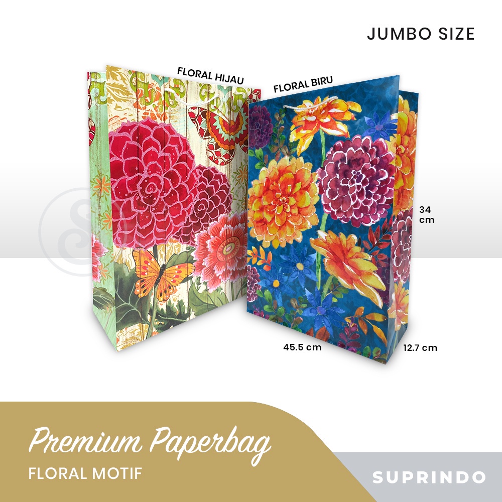 Paper Bag Floral (JUMBO)