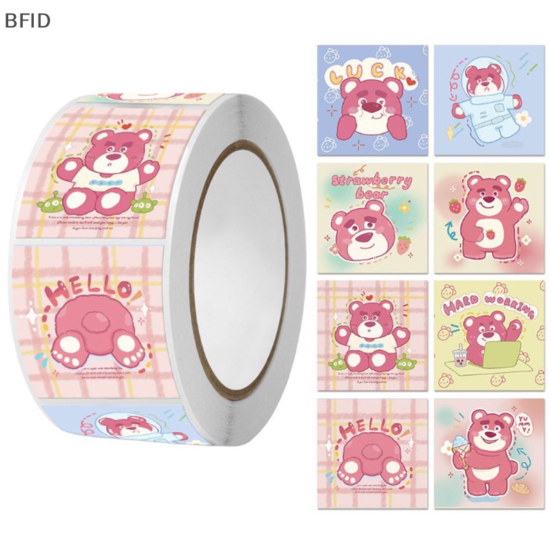 [BFID] 500lembar/roll Stiker Sanrio Baru Kartun Lucu Anak Lucu Reward Stiker Hadiah Dekorasi Stiker Hewan Kecil Series [ID]